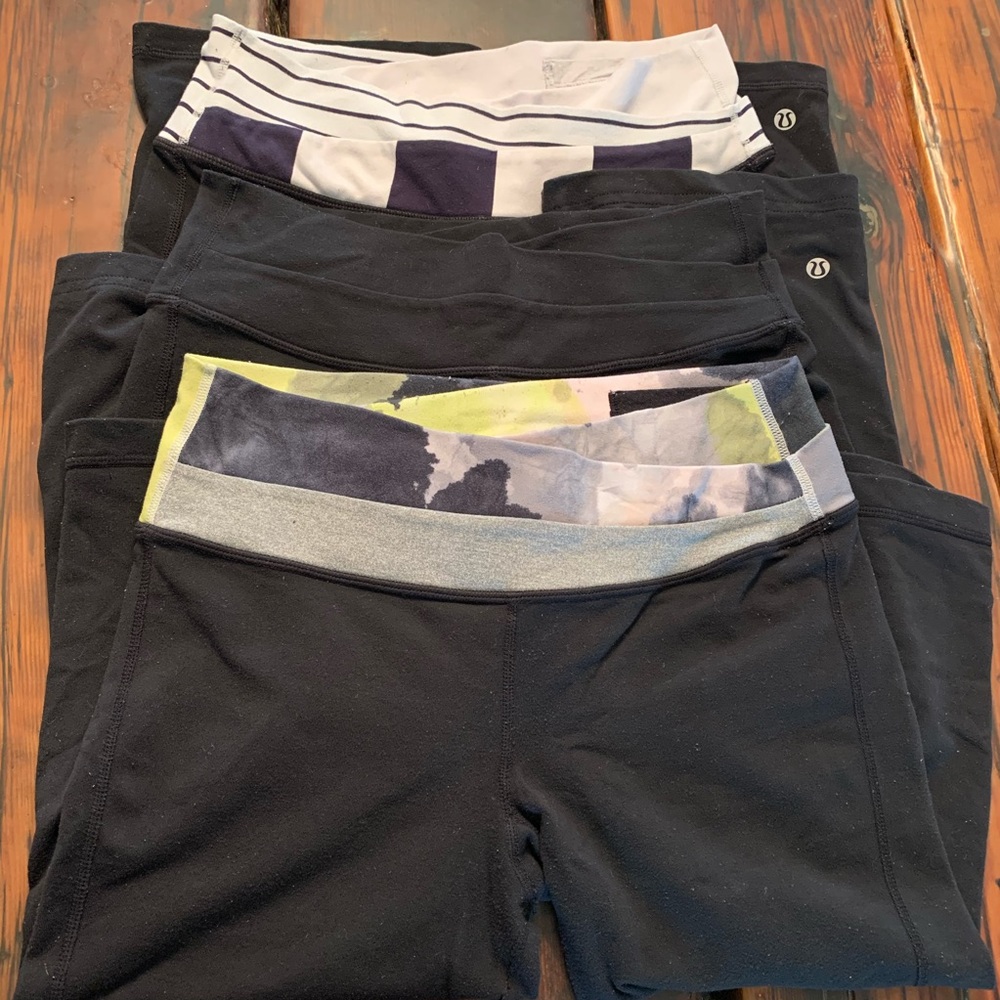Astro Crops Wide Leg Knee Length Lot of 3